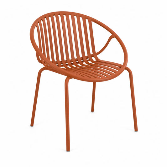 Metallstuhl Orange